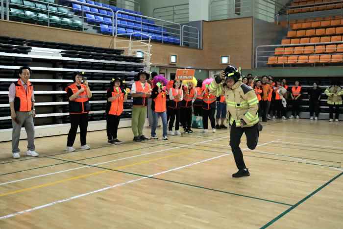 통영소방서, 의용 소방대 기술 경연 대회 개최 기사 이미지