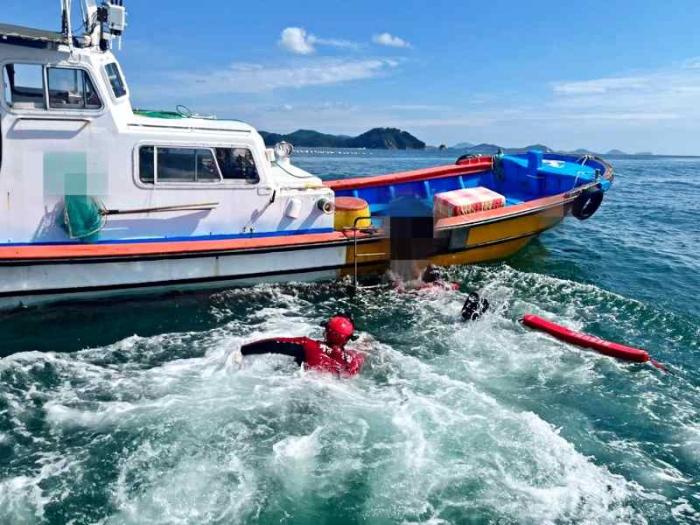 통영해경, 이끼섬 해상 응급 환자 긴급 이송… 끝내 숨져 기사 이미지