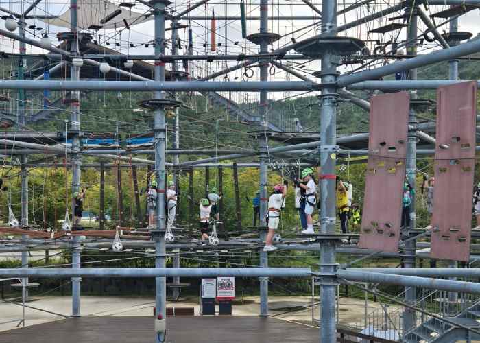 통영관광개발공사, 지역 어린이와 함께하는 어드벤처 타워 체험 행사 열어 기사 이미지